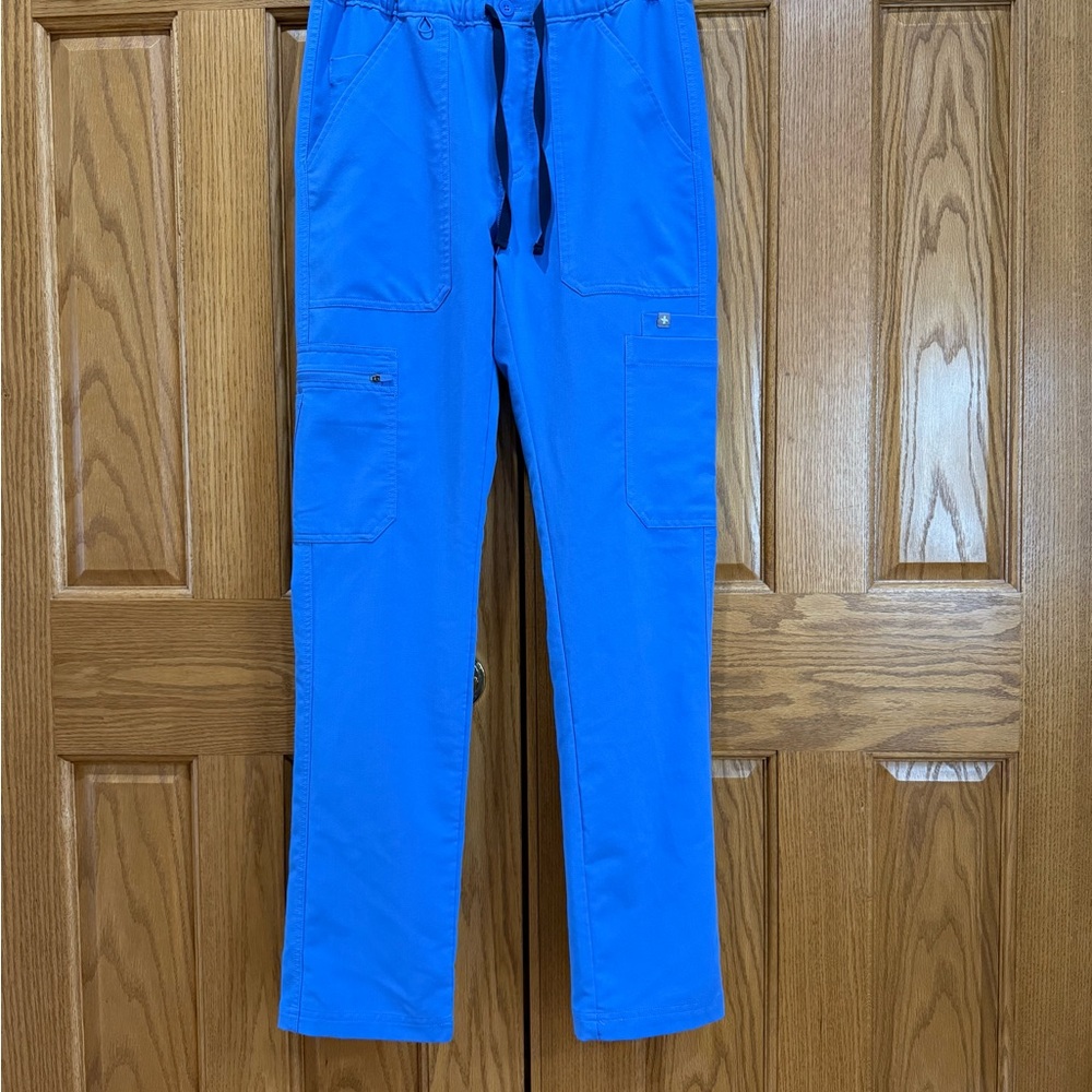 Figs Blue Cargo Pants X2